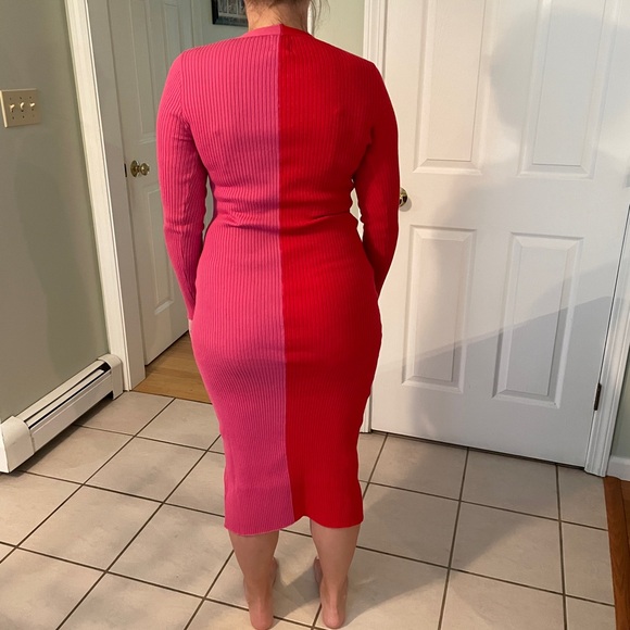 Blue rain dress- wore once for a Valentines Day dinner. - Picture 4 of 7